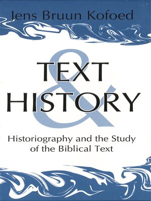 cover image of Text and History